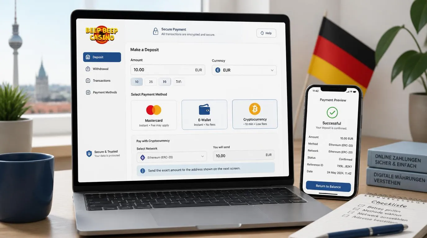 Smartphone mit 10 € Mindesteinzahlung, Auszahlung meist in 24 Stunden und Bonusangeboten